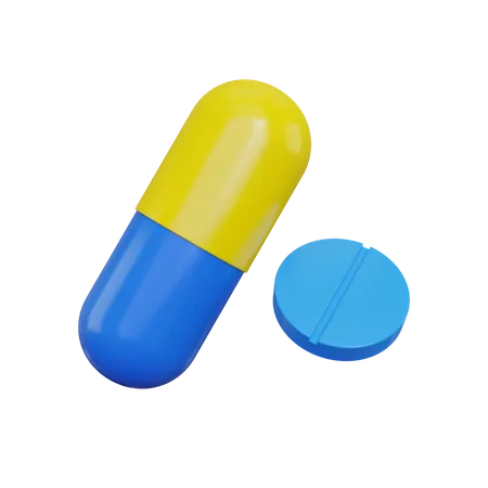 Pills  3D Illustration