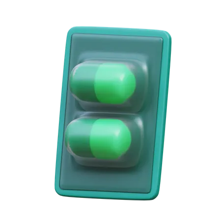 Pills 3 D Medical Icon 3D Icon