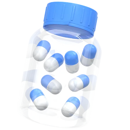 Pills bottle  3D Icon