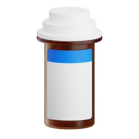 Pills Bottle  3D Icon