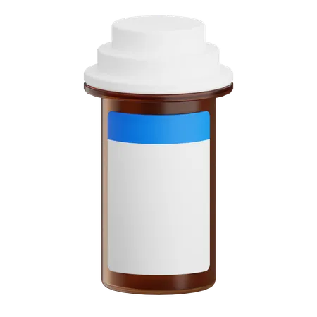 Pills Bottle  3D Icon