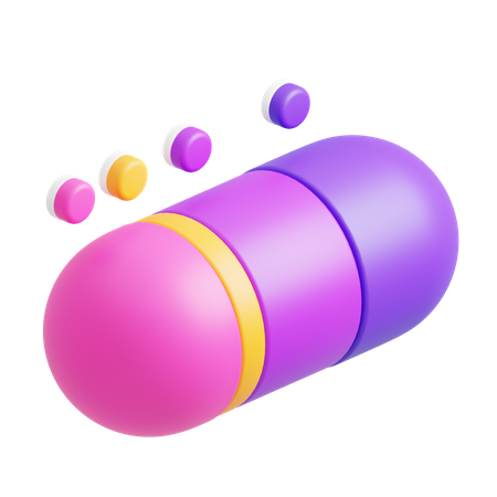 Pills Chart  3D Icon