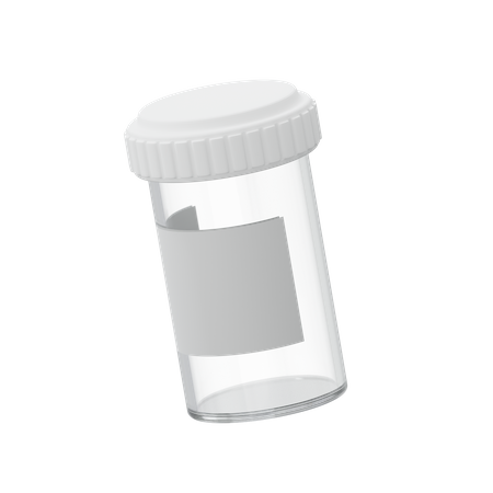 Pills Jar  3D Illustration