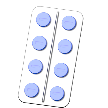 Pills pack  3D Icon