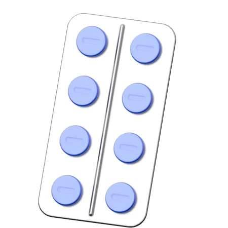 Pills pack  3D Icon