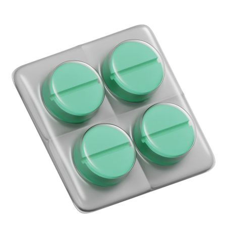 Pills Pack  3D Icon