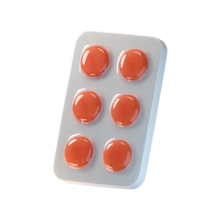 Pills Pack  3D Icon