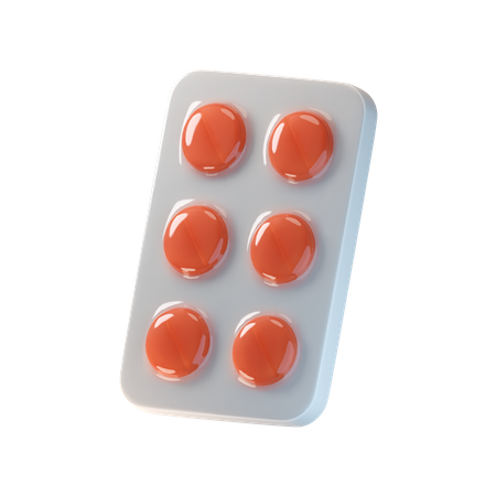 Pills Pack  3D Icon