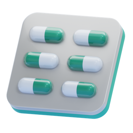 Pills Tablet  3D Icon