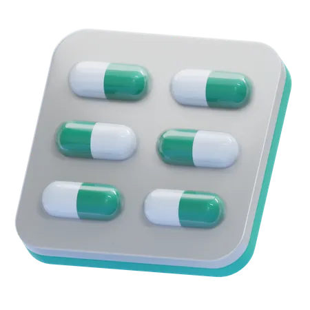 Pills Tablet  3D Icon