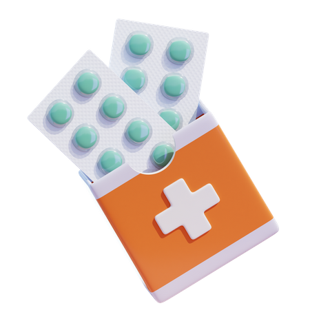 Pills Tablet  3D Icon