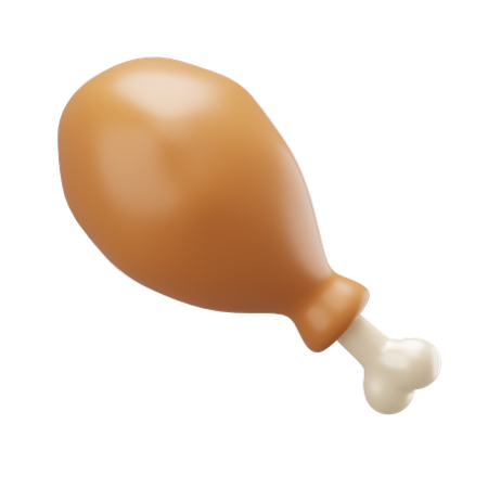 Pilon de poulet  3D Icon