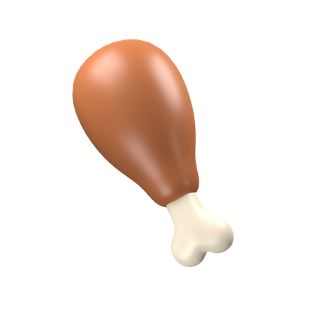 Pilon de poulet  3D Icon