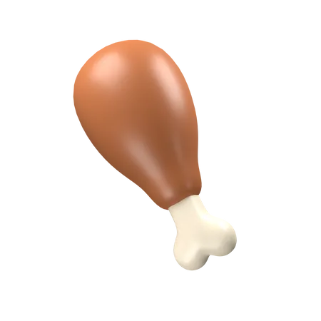 Pilon de poulet  3D Icon