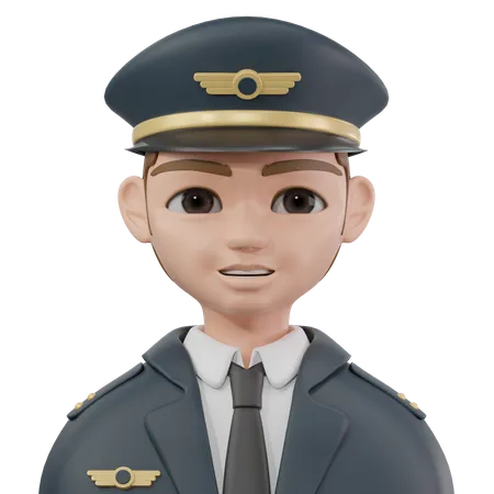 Pilot  3D Icon
