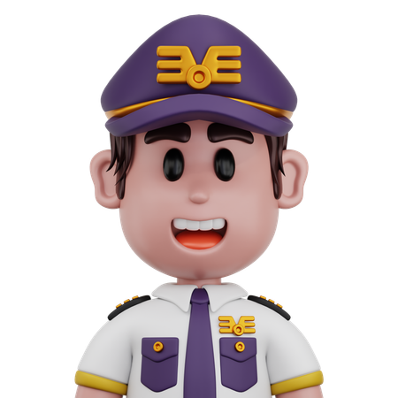 Pilot  3D Icon