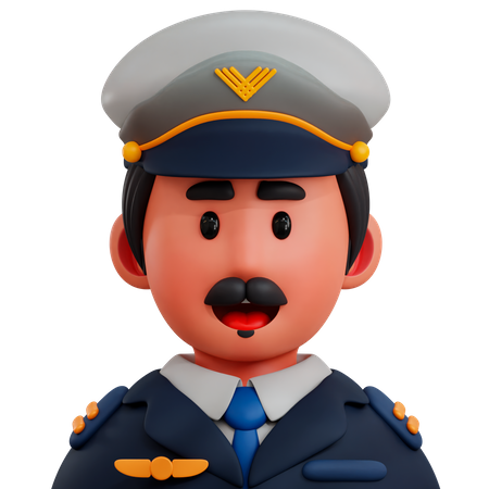 Pilot  3D Icon