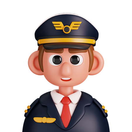 Pilot  3D Icon