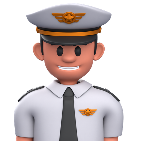 Pilot  3D Icon