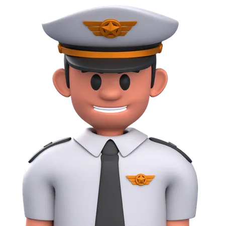 Pilot  3D Icon