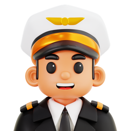 Pilot  3D Icon