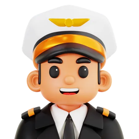 Pilot  3D Icon