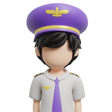 Pilot  3D Icon