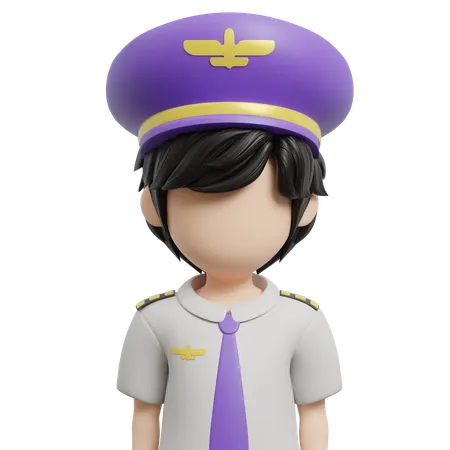 Pilot  3D Icon