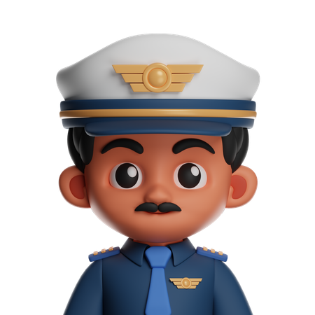 Pilot  3D Icon