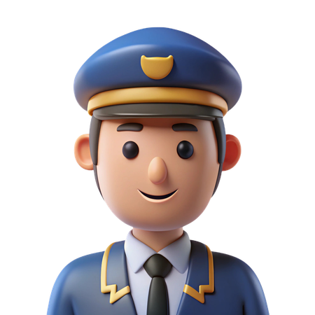 Pilot Avatar  3D Icon