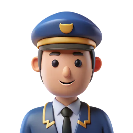 Pilot Avatar  3D Icon