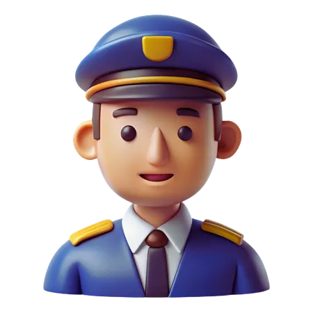 Pilot Avatar  3D Icon