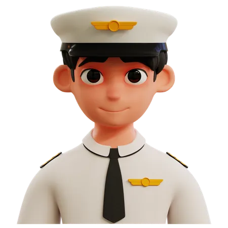 Pilot Avatar  3D Icon