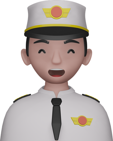 Pilot Avatar  3D Icon