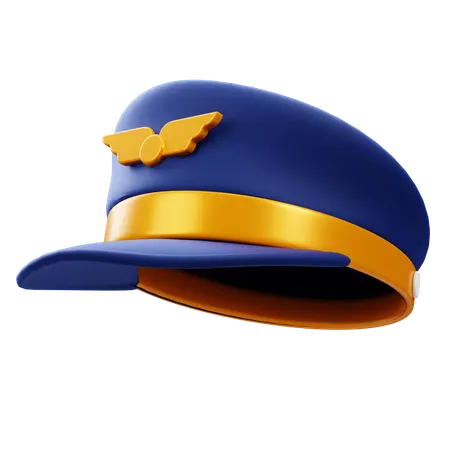 Pilot Hat  3D Icon
