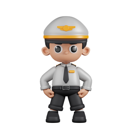 Pilot Hero Stance  3D Icon