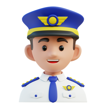 Pilote  3D Icon