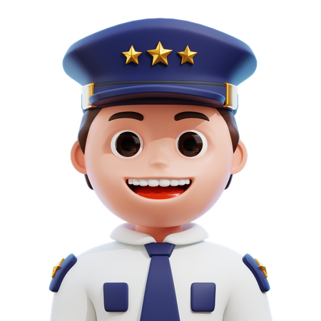 Pilote  3D Icon