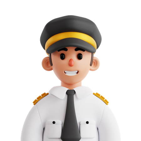 Pilote  3D Icon