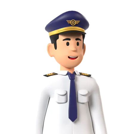 Pilote  3D Icon