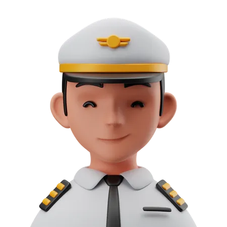 Pilote  3D Icon