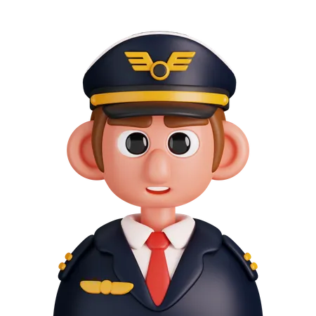 Pilote  3D Icon