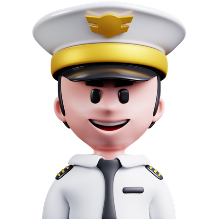 Pilote  3D Icon