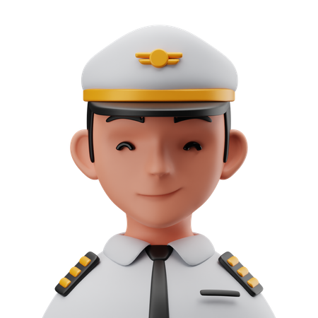 Piloto  3D Icon