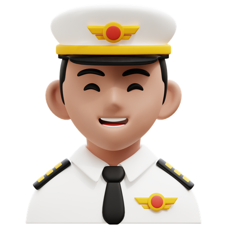 Piloto  3D Icon