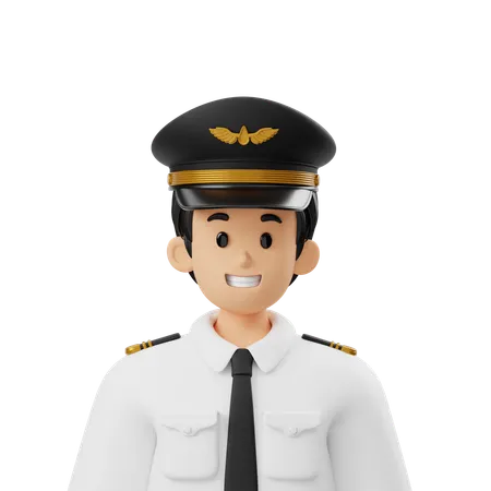 Avatar piloto  3D Icon