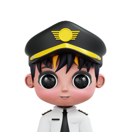 Piloto chibi  3D Icon
