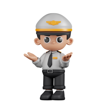 Piloto confundido  3D Icon