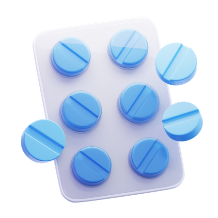 Pílulas médicas  3D Icon