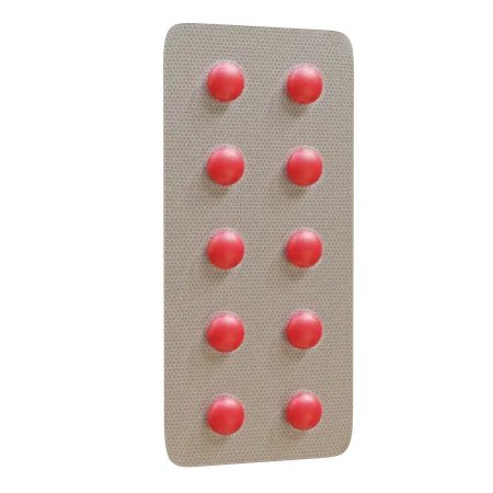 Plaquette de pilule  3D Icon